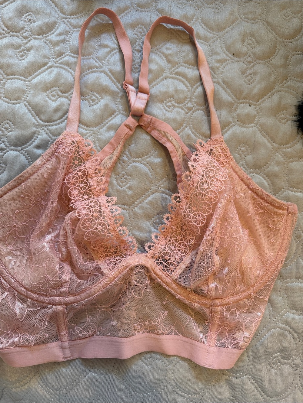 Victoria’s Secret Lace underwire Bralette - Blush Pink Women's Intimates